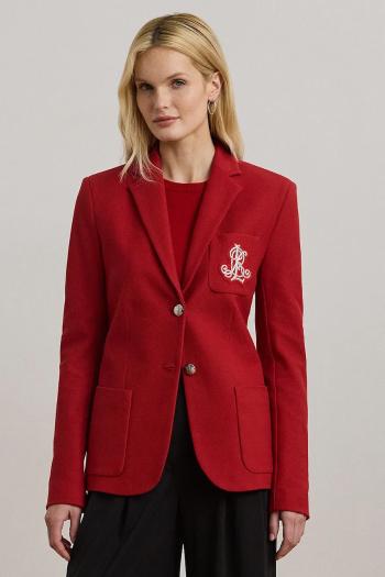 Sako Lauren Ralph Lauren béžová farba, jednoradová, jednofarebná, 200797305