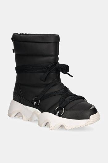 Kožené snehule Sorel KINETIC IMPACT NXT BOOT čierna farba, 2082531010
