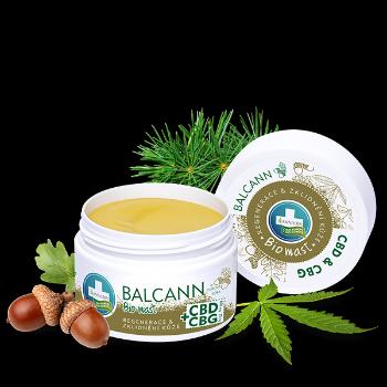 BALCANN CBD + CBG BIO konopná masť s dubovou kôrou - 50 ml - Annabis