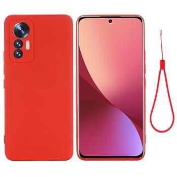 RUBBER Ochranný kryt pre Xiaomi 12 Lite červený