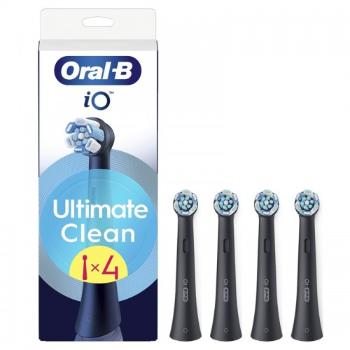 Oral B Kefkové hlavice iO Ultimate Clean Black 4 ks
