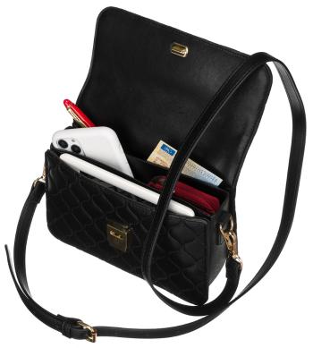 Elegantná, prešívaná crossbody messenger kabelka - David Jones