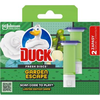 DUCK WC blok Fresh Discs Garden Escape náhradná náplň 2 x 36 ml