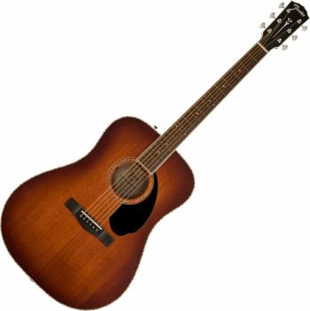 Fender PD-220E Dreadnought OV All MAH Aged Cognac Burst Elektroakustická gitara Dreadnought