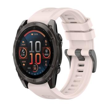 SILICONE Vymeniteľný remienok pre Garmin Fenix 8 47mm svetloružový