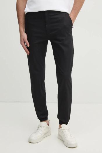 Nohavice Calvin Klein pánske, čierna farba, K10K114105