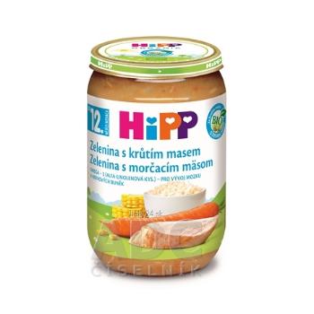 HiPP BIO Zelenina s morčacím mäsom