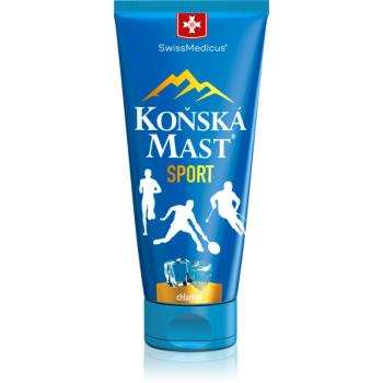 SwissMedicus Mast SPORT chladivá chladivý gél na upokojenie unavených a boľavých svalov 200 ml