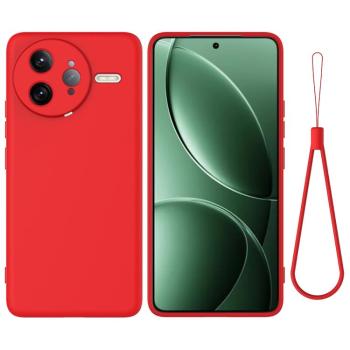 RUBBER Ochranný kryt pre Xiaomi Poco F7 Ultra červený
