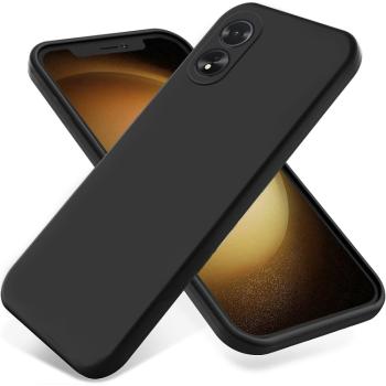 RUBBER Ochranný kryt pre Oppo A38 čierny