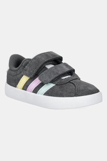 Detské tenisky adidas VL COURT 3.0 šedá farba, JH6308
