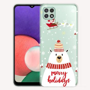 ART CHRISTMAS Silikónový kryt Samsung Galaxy A22 5G HOLIDAYS