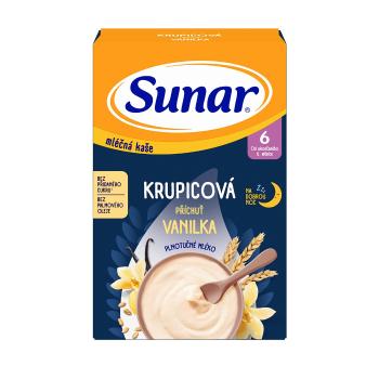 SUNAR mliečna krupicová kaša na dobrú noc vanilková 210 g