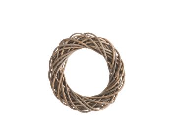 Šedo-přírodní ratanový věnec Rouny - Ø 35*6cm 81800