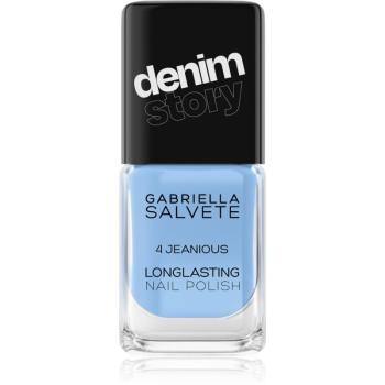 Gabriella Salvete Denim Story dlhotrvajúci lak na nechty odtieň 04 Jeanious 11 ml