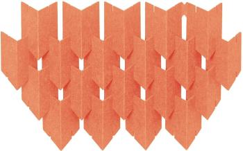 Mega Acoustic DART-PET 12 Pieces Orange Absorpčný penový panel