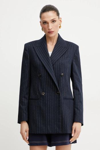 Sako MAX&Co. tmavomodrá farba, dvojradové, vzorované, 2516041052200
