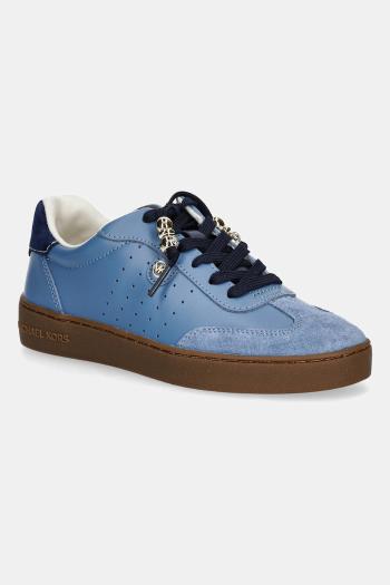 Kožené tenisky MICHAEL Michael Kors Scotty modrá farba, 43F5SCFS1S.457