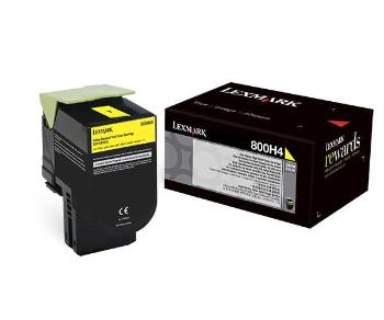 Lexmark  80C0H40 žltý (yellow) originálny toner