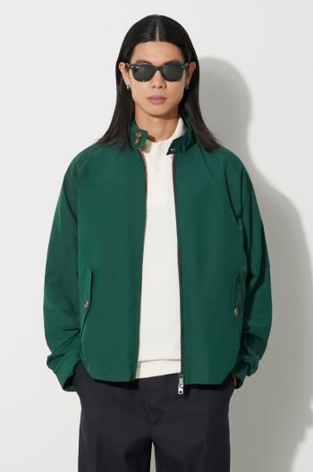Bunda Baracuta G4 Cloth pánska, zelená farba, prechodná, BRCPS1006