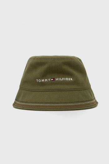 Klobúk Tommy Hilfiger zelená farba