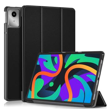 LEATHER Zaklápací kryt pre Lenovo Tab M11 čierny