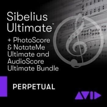 AVID Sibelius Ultimate Perpetual New License & Perpetual + Ascore + Pscore + NotateMe (Digitálny produkt)