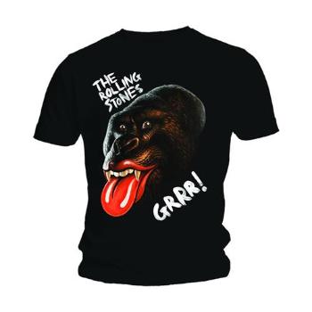 The Rolling Stones tričko Grrr Black Gorilla  one_size