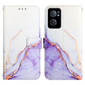 ART Peňaženkový kryt OnePlus Nord CE 2 5G WHITE PURPLE MARBLE