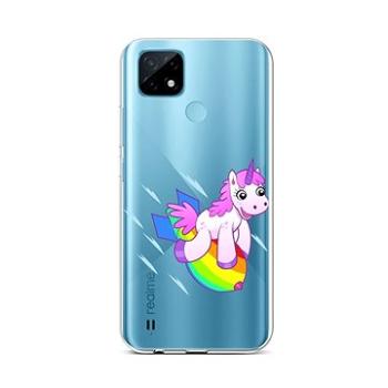 TopQ Realme C21 silikon Flying Unicorn 66845 (Sun-66845)