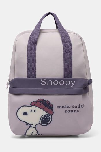 Ruksak women'secret Snoopy dámsky, fialová farba, veľký, vzorovaný, 3068385