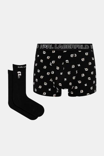 Boxerky Karl Lagerfeld pánske, čierna farba, A1M47109