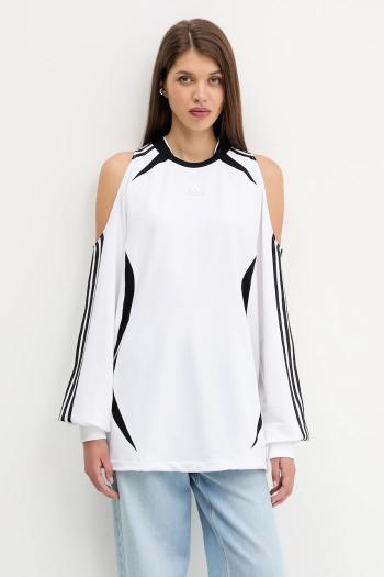 Mikina adidas Originals Fashion Jersey biela farba, jednofarebná, KE9797