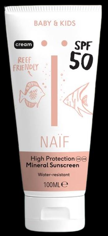 NAÏF Ochranný krém na opaľovanie SPF 50 pre deti a bábätká 100 ml