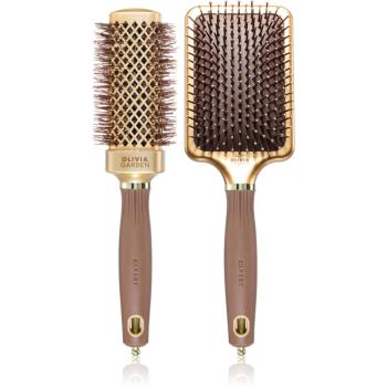 Olivia Garden Brown & Gold Set darčeková sada na vlasy  pre ženy