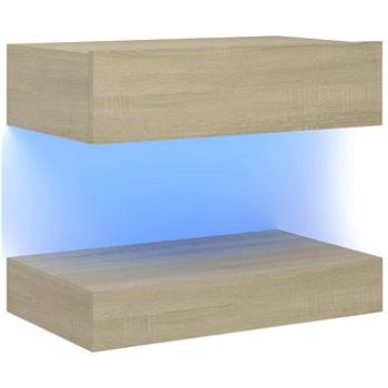 SHUMEE s osvetlením LED dub sonoma 60 × 35 cm (804271)