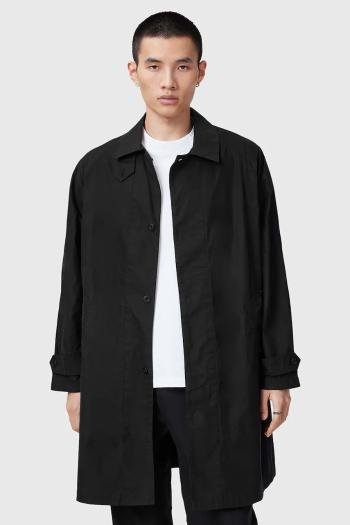 Kabát AllSaints TILLMAN pánsky, čierna farba, prechodný, M011OC