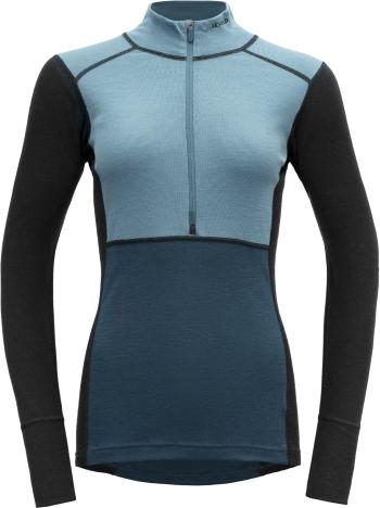 Devold Lauparen Merino 190 Zip Neck Woman Moon/Ink/Flood S Termoprádlo