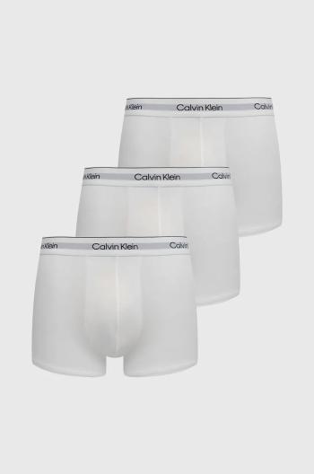 Boxerky Calvin Klein Underwear 3-pak pánske, biela farba, 000NB3963A