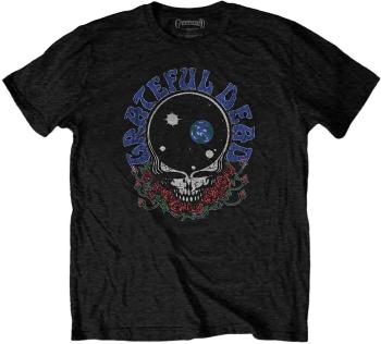 Grateful Dead Tričko Space Your Face & Logo Unisex Black S