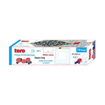 Vrecká na potraviny TORO 10ks 3,8l