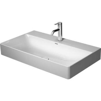 Duravit DuraSquare umyvadlo 80x47 cm, bez přepadu, s otvorem pro baterii, DuraCeram, bílá 2353800041
