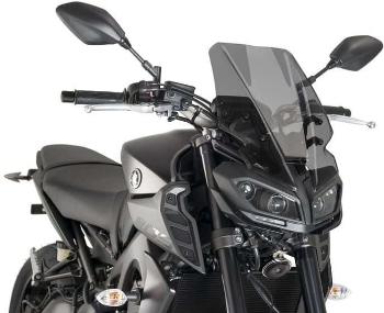 Motor plexi PUIG NEW. GEN TOURING sötét füstszínű, a YAMAHA MT-09-hez (2017-2019)