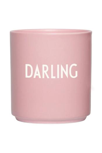 Hrnček Design Letters Favourite 250 ml ružová farba