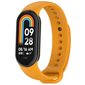 SILICONE Vymeniteľný remienok pre Xiaomi Smart Band 9 žltý