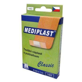 MEDIPLAST rýchloobväz textilná náplasť 6 cm x 1 m