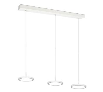 LED závesné osvetlenie Trio Tray biela 340910331
