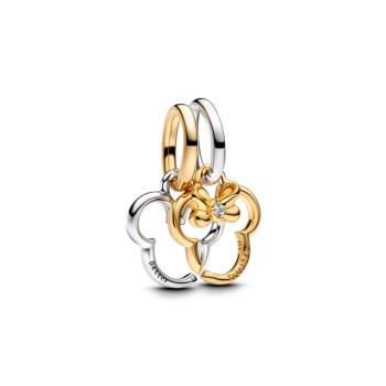 Pandora Rozdeliteľný prívesok Mickey a Minnie Disney 763650C01