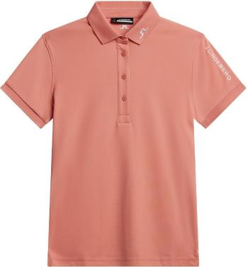 J.Lindeberg Tour Tech Womens Burnt Coral XL Polo košeľa