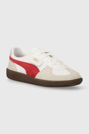 Kožené tenisky Puma Palermo biela farba, 396464